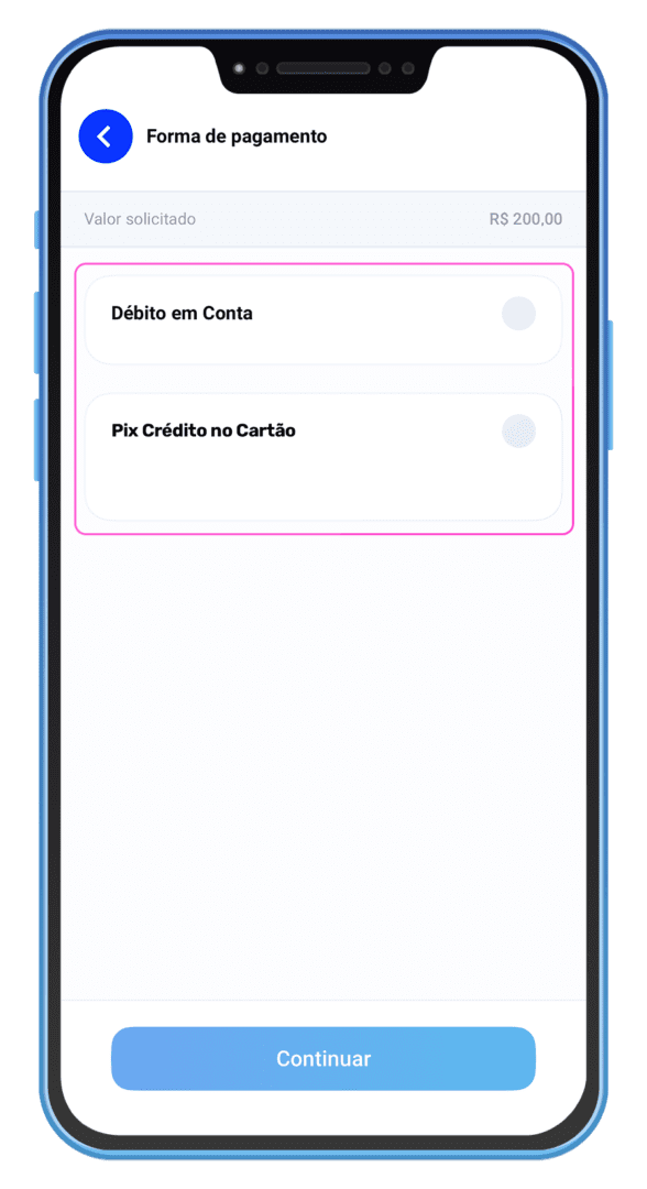 Tutorial sobre como usar o Pix no cartão de crédito no app do Mercantil