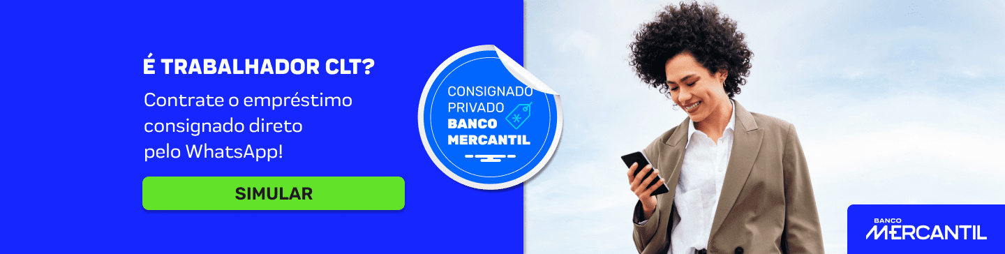 Consignado Privado Banco Mercantil: Cadastre-se